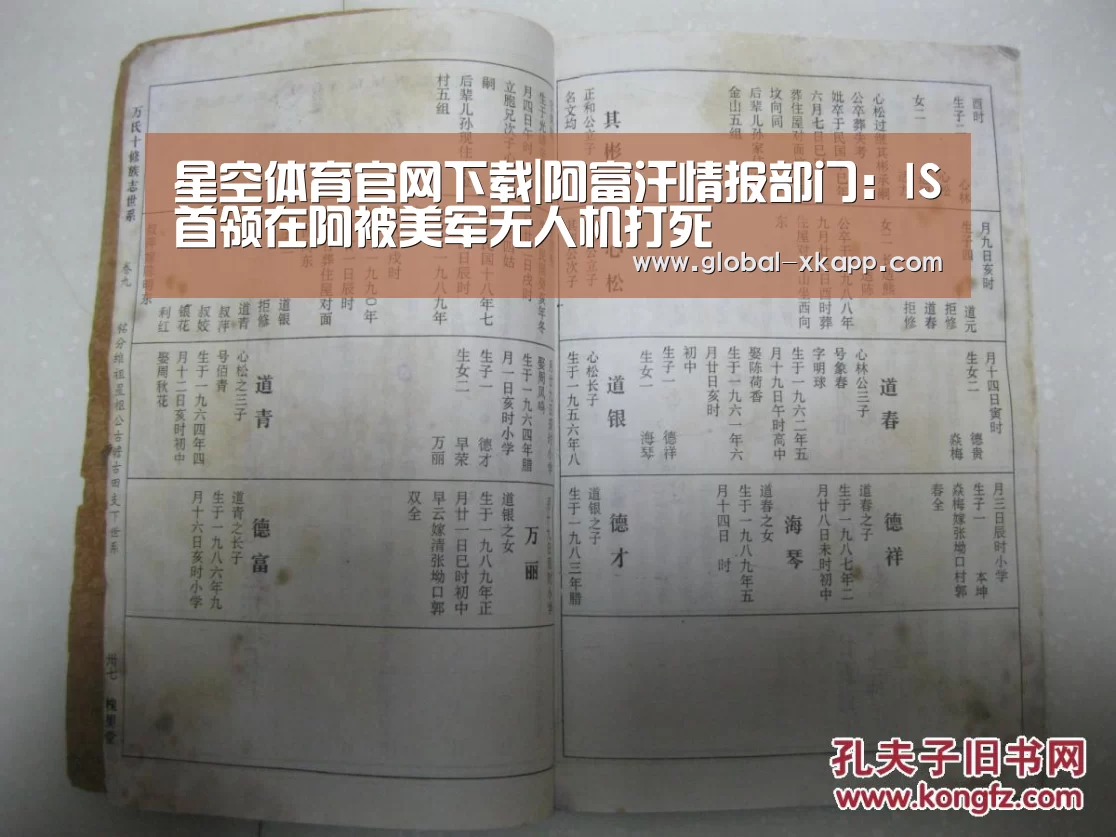 星空体育官网下载|阿富汗情报部门:IS首领在阿被美军无人机打死(图2) 星空体育app